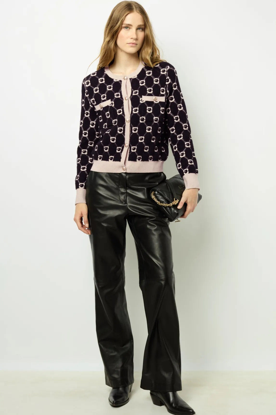 Monogram cardigan - JANKA