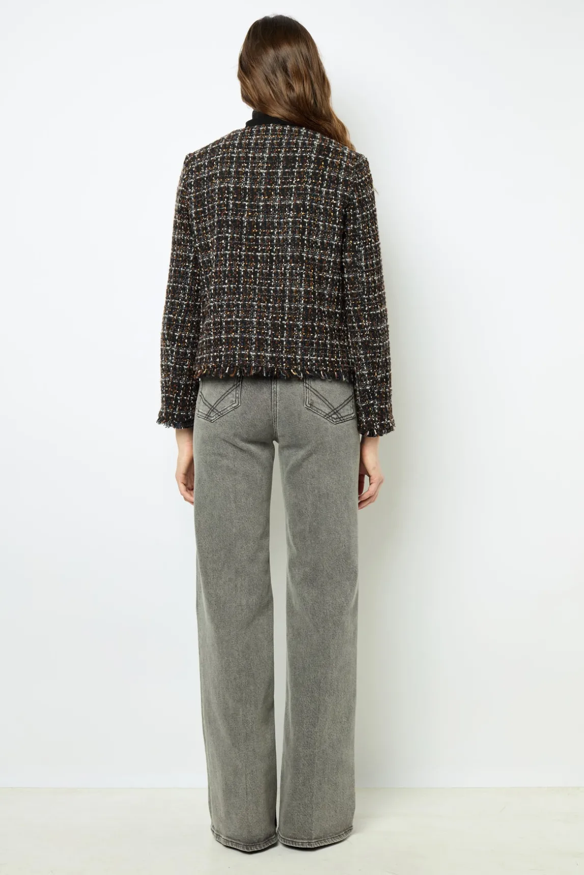 Multi-colored tweed jacket - MATHILDA