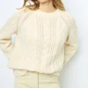 Natural velvet flare pants - ANNA
