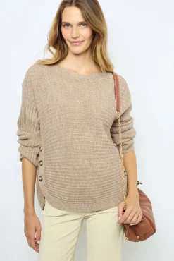 Natural velvet flare pants - ANNA