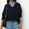 Oversize hooded cashmere sweater - LALOU