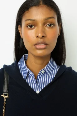 Oversize hooded cashmere sweater - LALOU