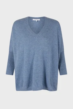Oversized Indigo cashmere sweater - JOURDAN