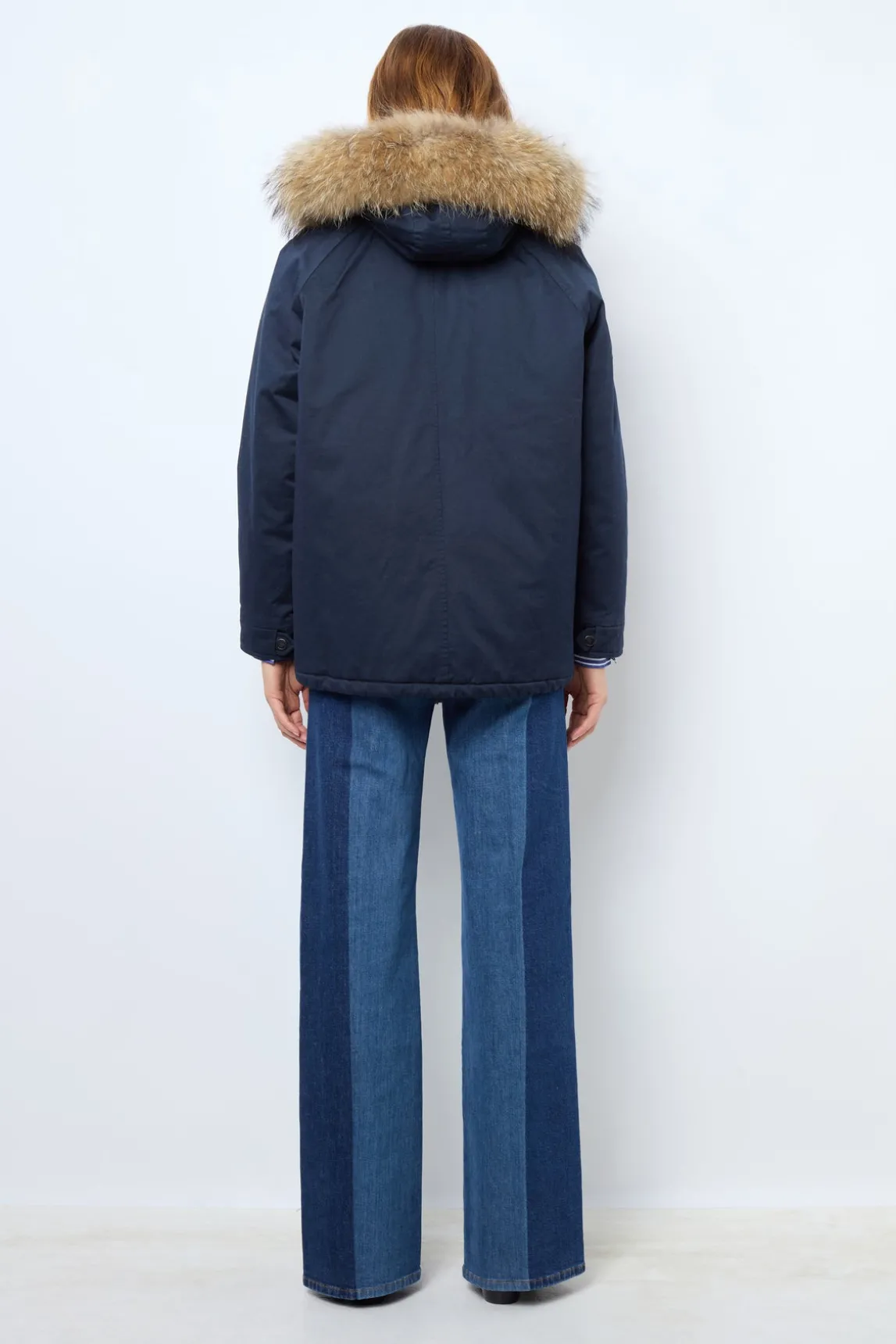 Parka with fur hood - LEONORE