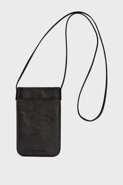 Phoneholder in metallic leather - LADYPHONE