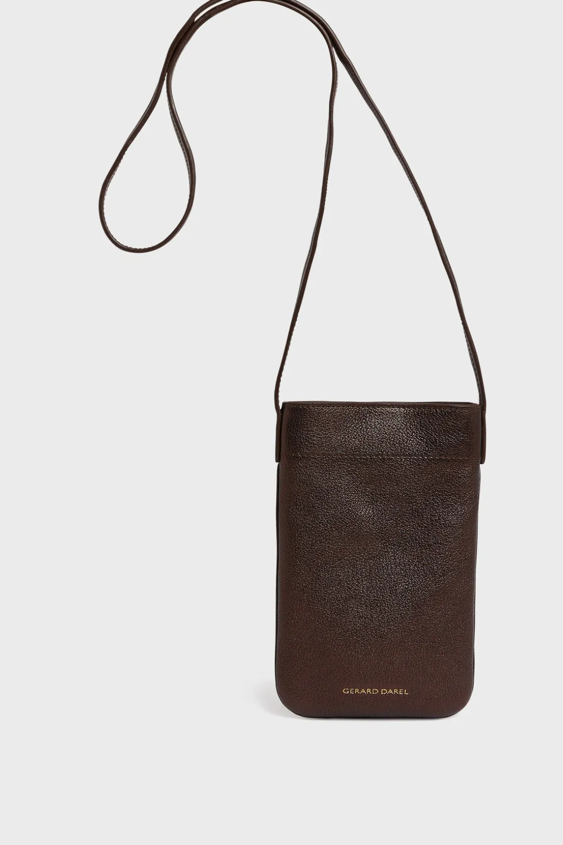 Phoneholder in metallic leather - LADYPHONE