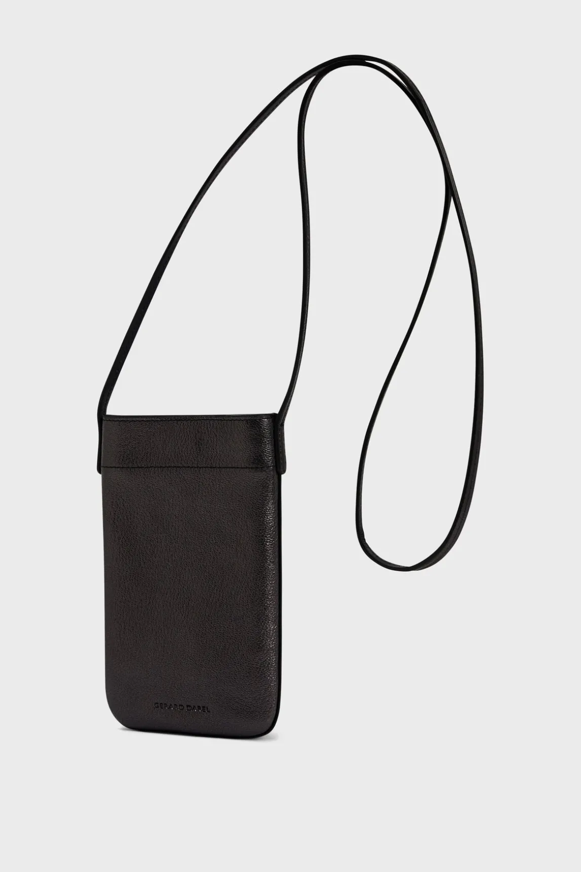 Phoneholder in metallic leather - LADYPHONE
