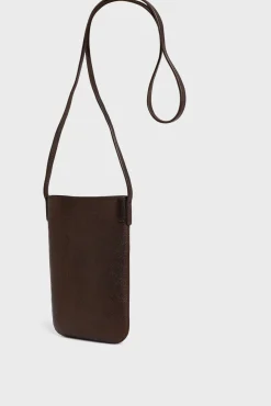 Phoneholder in metallic leather - LADYPHONE