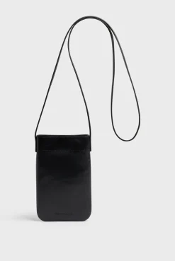 Phoneholder in plain leather - LADYPHONE