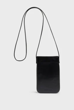 Phoneholder in plain leather - LADYPHONE