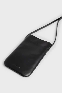 Phoneholder in plain leather - LADYPHONE