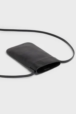 Phoneholder in plain leather - LADYPHONE