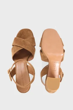 Platform sandals in suede - LYA