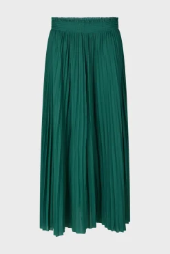 Pleated satin blouse - BABETH