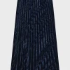 Pleated velvet skirt - CAROLINE