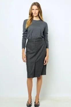 Prince of Wales straight skirt - CAHINA