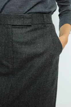 Prince of Wales straight skirt - CAHINA