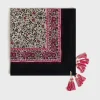 Print silk scarf -DONNA