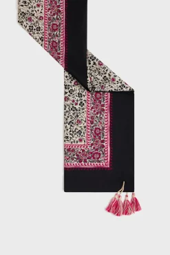 Print silk scarf -DONNA