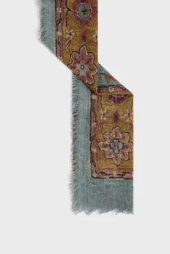 Printed wool scarf - DALHIA