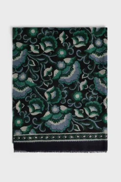 Printed wool scarf - DOUHA