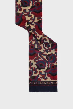 Printed wool scarf - DOUHA