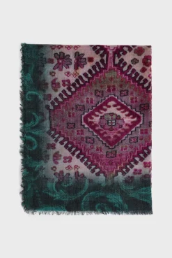 Printed w"])self.__next_f.push([1,"ool and modal scarf - DEBORAH