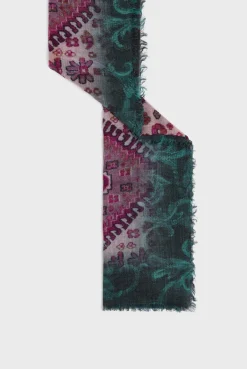 Printed w"])self.__next_f.push([1,"ool and modal scarf - DEBORAH