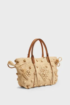 Raffia handbag - 24H RAFFIA