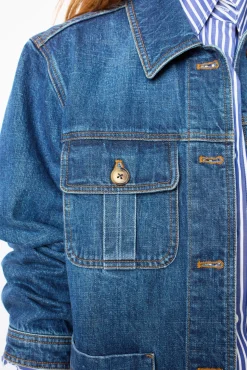 Raw denim jacket - MARCELLINE