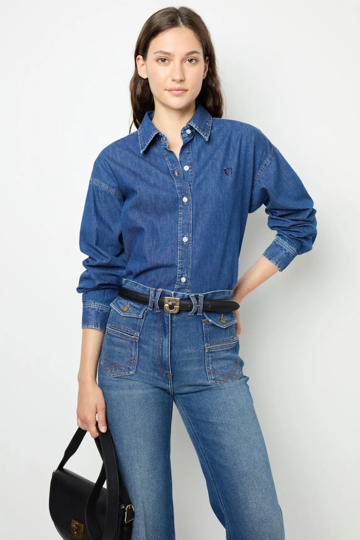 Raw denim shirt - BABETT