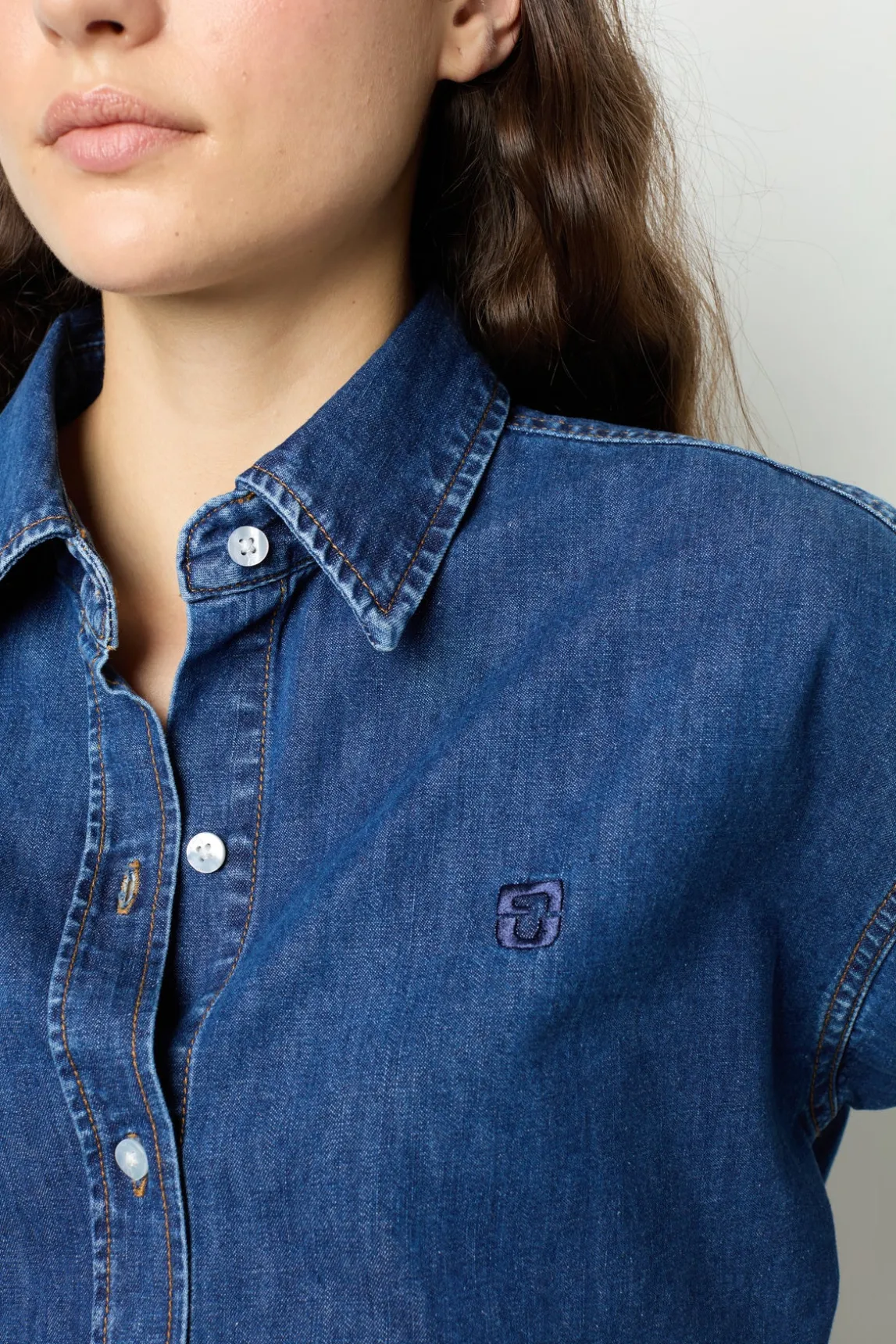 Raw denim shirt - BABETT