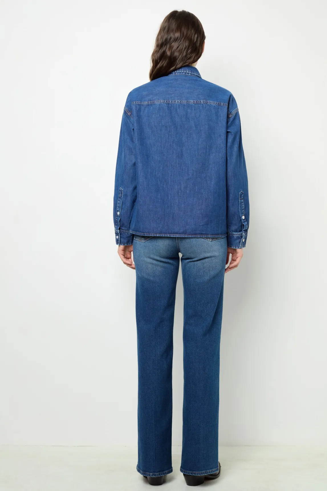 Raw denim shirt - BABETT