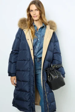 Reversible hooded down jacket - LAIS