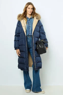 Reversible hooded down jacket - LAIS