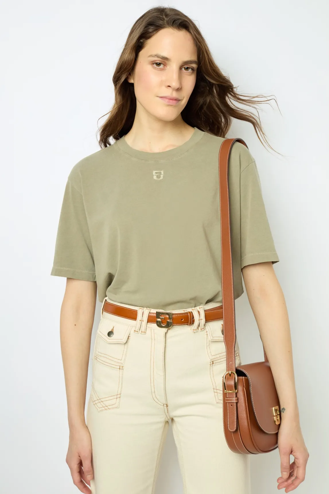 Saddle bag in leather - LE CAMILLE