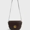 Saddle bag in leather embossed cr"])self.__next_f.push([1,"oco - LE CAMILLE