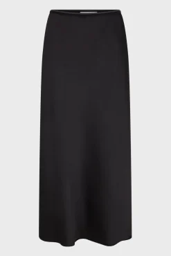 Satin midi skirt - CLEMENCE
