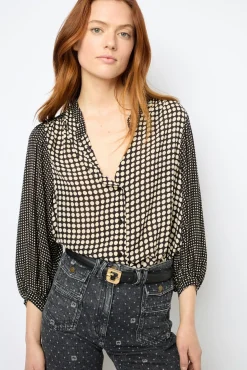 Shirt with a mix of dots - NARIN