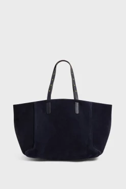 Shopping bag in suede leather - SIMPLE 2