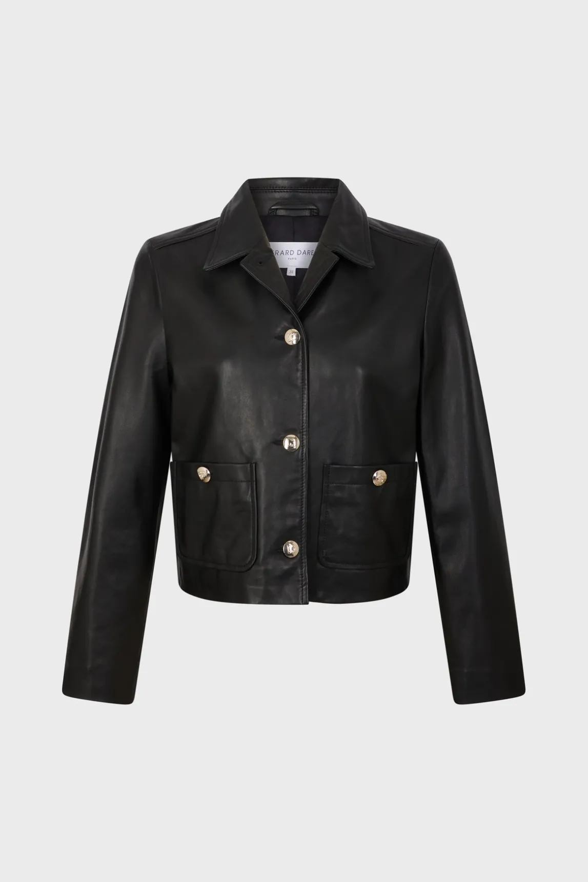 Short leather jacket - BEYZA