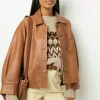 Short leather jacket - JOCYA