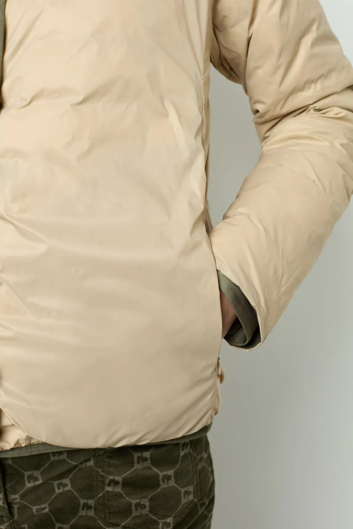 Short reversible down jacket - LETITIA