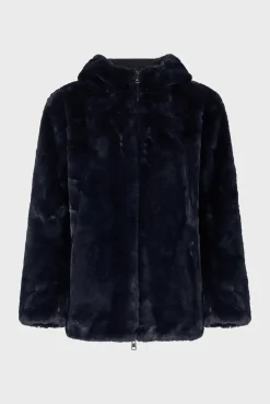 Short reversible parka in faux fur - LILYROSE
