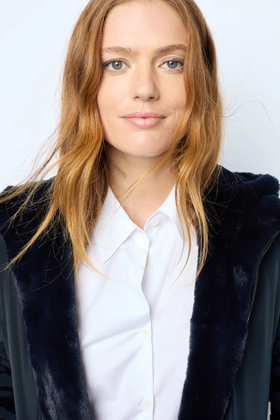 Short reversible parka in faux fur - LILYROSE