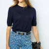 Short sleeves wool sweater - LYSEA
