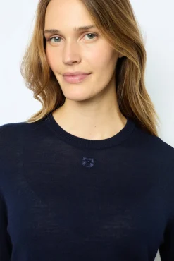 Short sleeves wool sweater - LYSEA