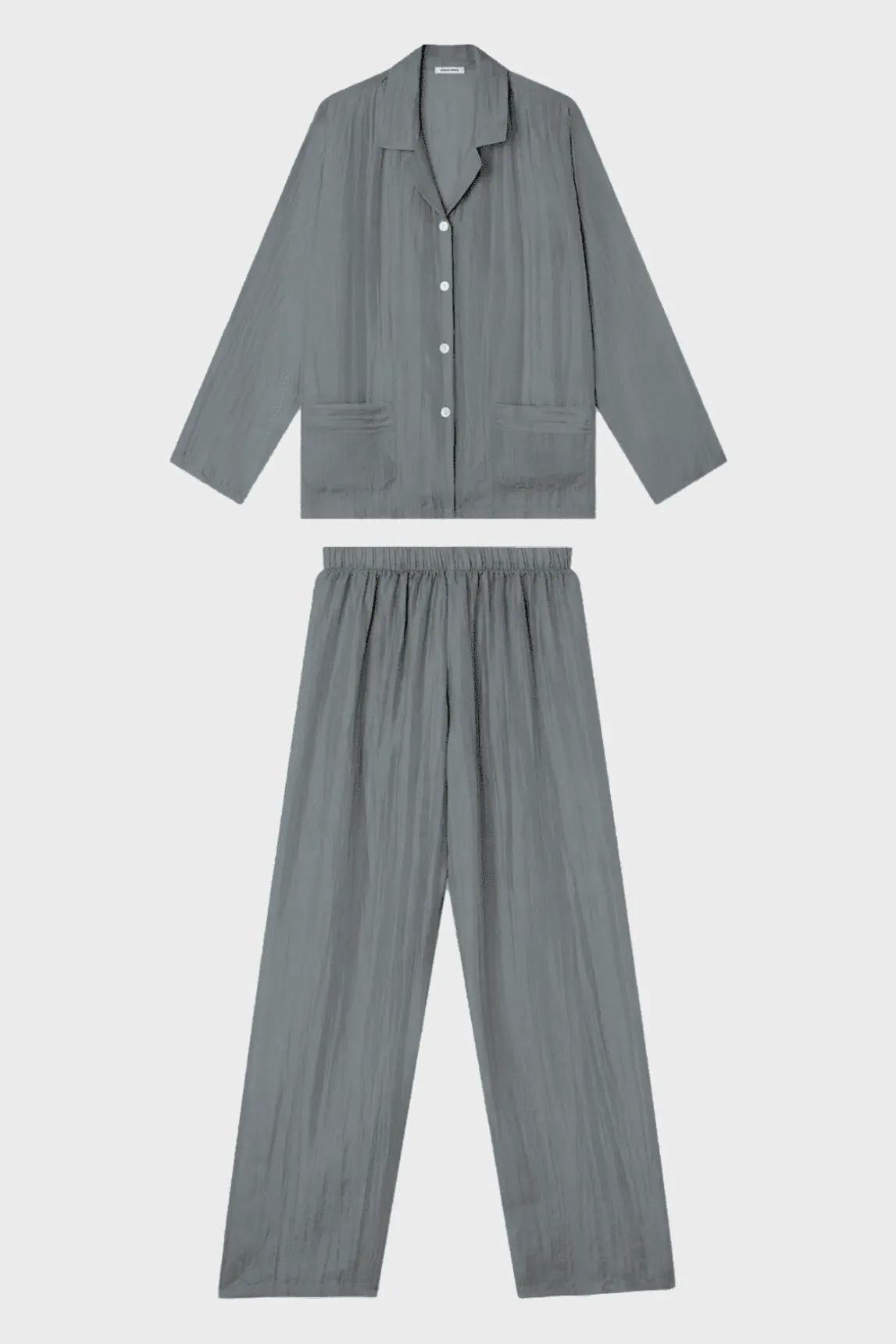 Silk Pyjama - Light grey