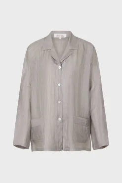 Silk Pyjama - Light grey