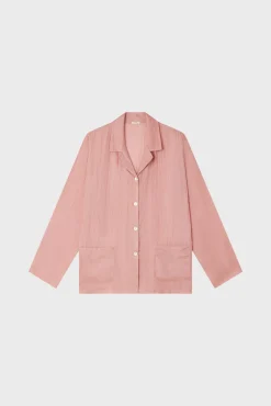 Silk pyjamas - antique pink